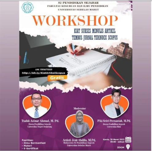 Kiat Sukses Publikasi Ilmiah: Prodi S2 Pendidikan Sejarah Gelar Workshop Menembus Jurnal Scopus